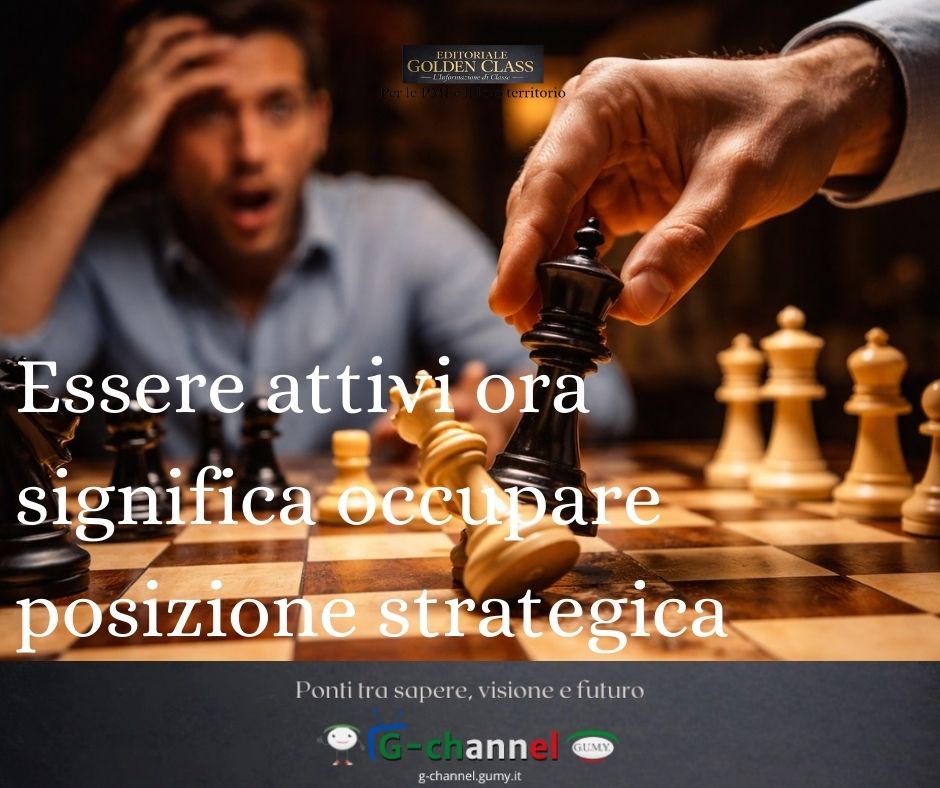 Essere attivi ora significa occupare posizione strategica